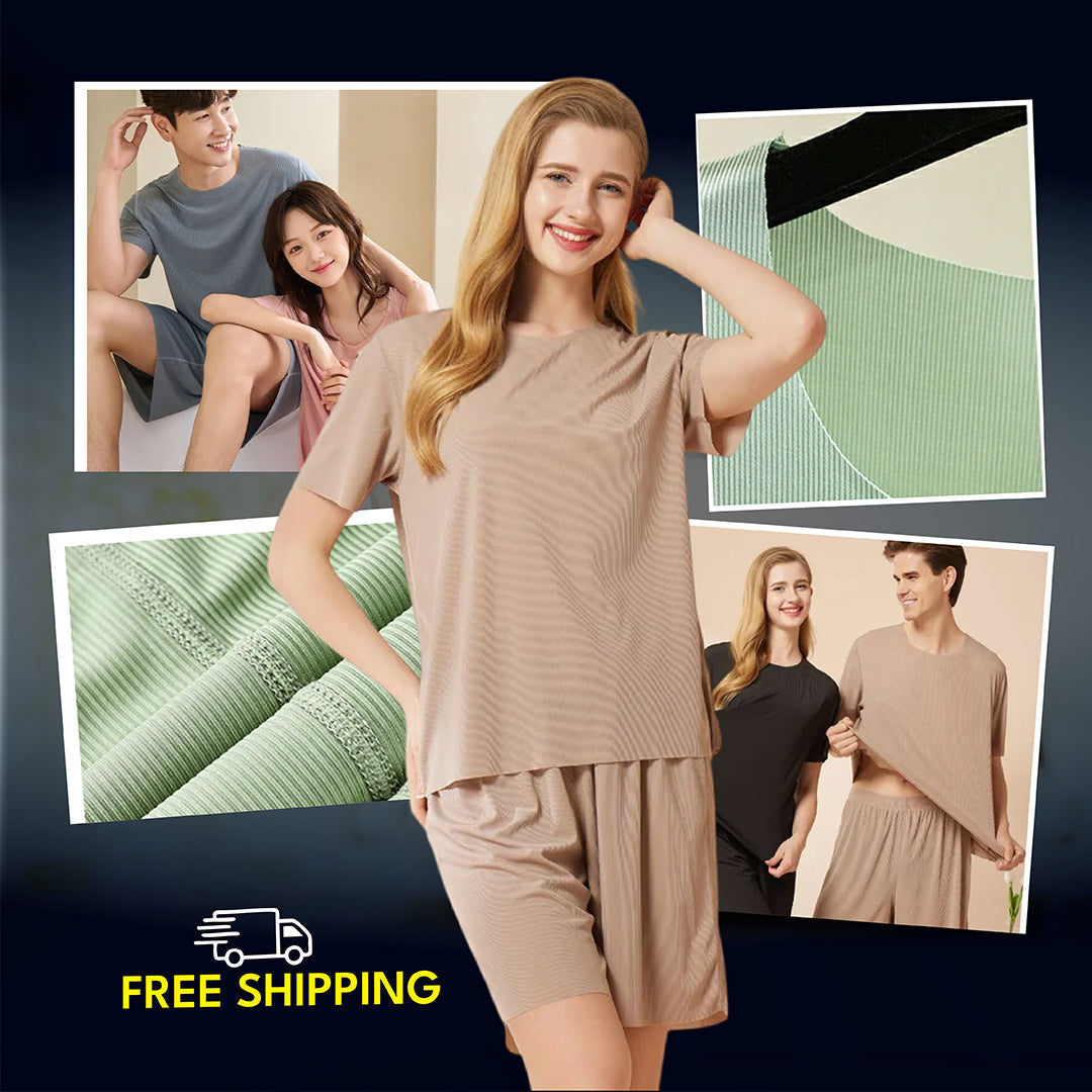 RelaxFit™ - Magical Imported Two-Piece Nightwear Suit for Men & Women 🌙✨