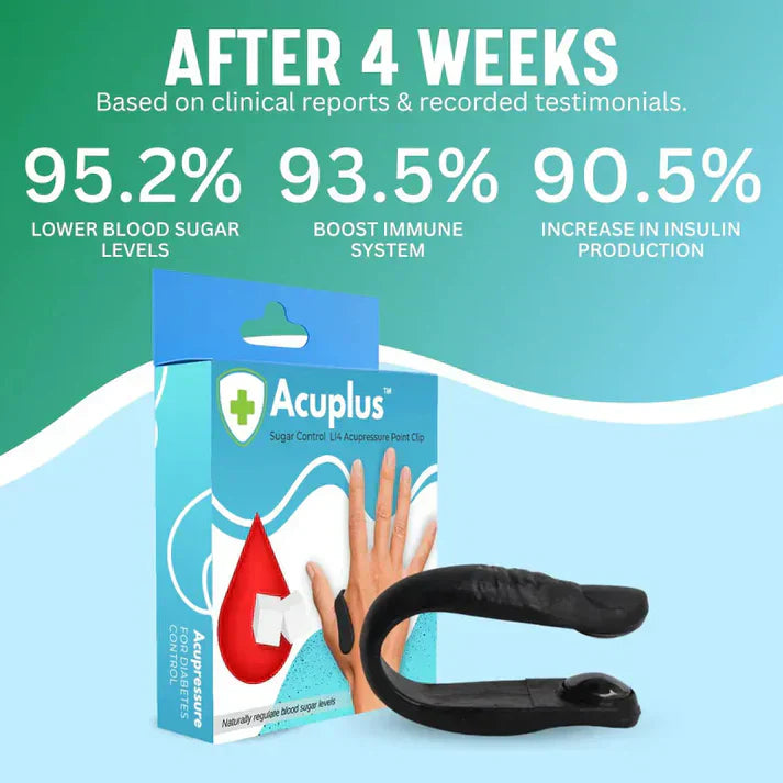 Acuplus+ Sugar Control Acupressure Point Clip - Buy 1 Get 1 FREE🔥 Brighthomes Official
