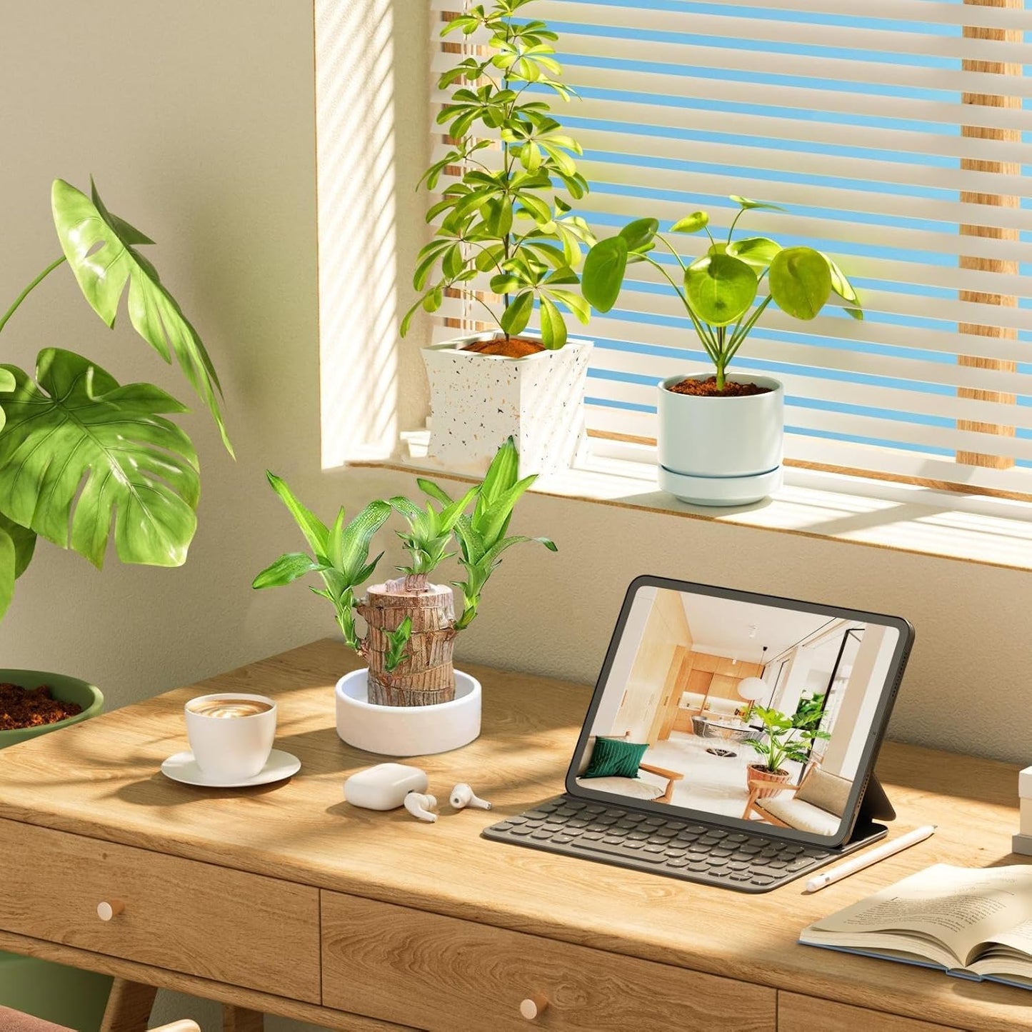 Lucky Brazil Wood Potted Plant 🔥 Buy 1 Get 1 Free🔥