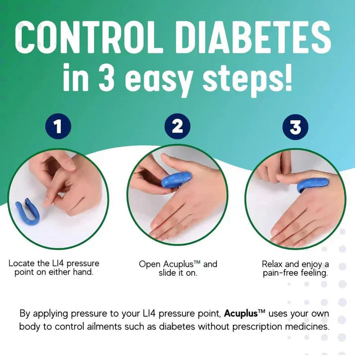 Acuplus+ Sugar Control Acupressure Point Clip - Buy 1 Get 1 FREE🔥 Brighthomes Official