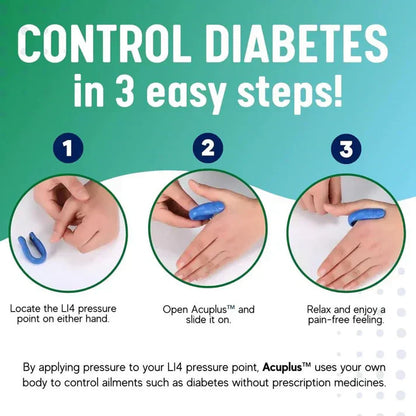 Acuplus+ Sugar Control Acupressure Point Clip - Buy 1 Get 1 FREE🔥 Brighthomes Official